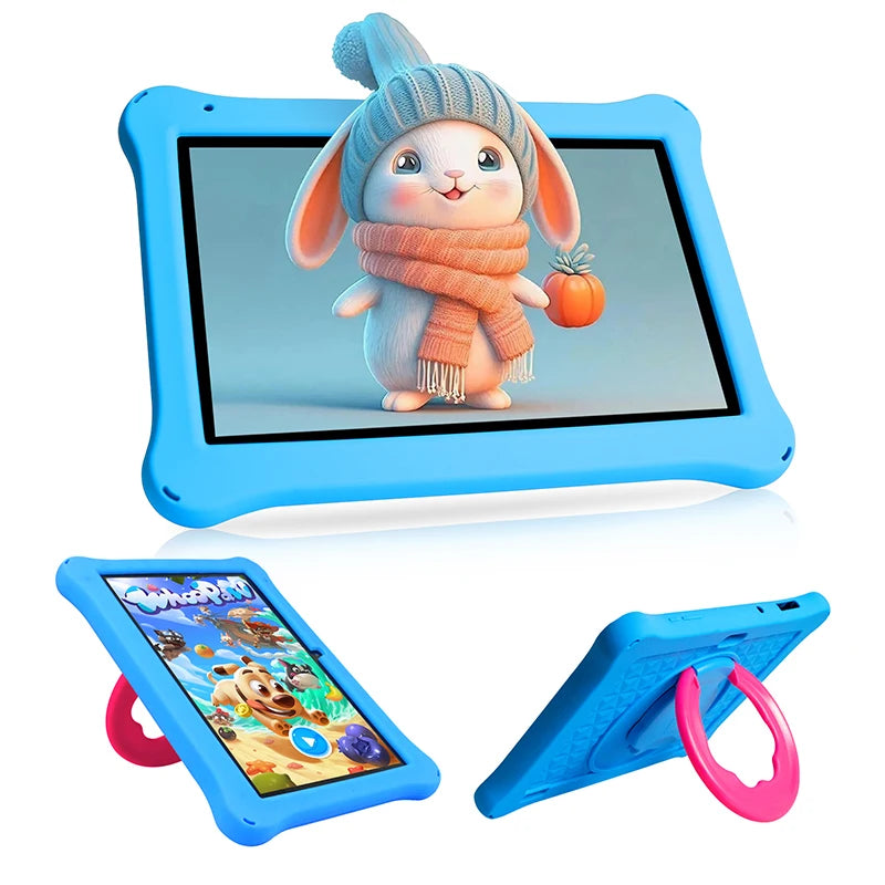 ATMPC 10.1 Inch Kids Tablet Android 14, 6GB RAM 32GB ROM, Eye Protection Screen, WiFi 6, iWawa Parental Control Tablet PC