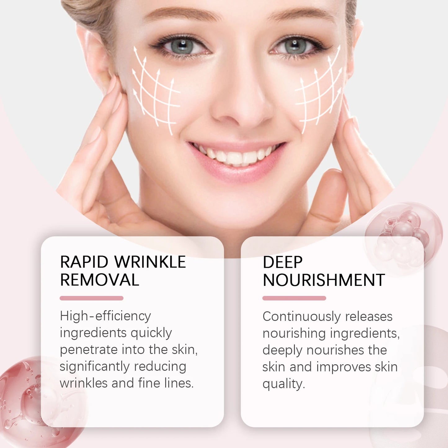 Collagen Face Mask Anti Aging Lifting Firming Brightening Hydrating Facial Mask