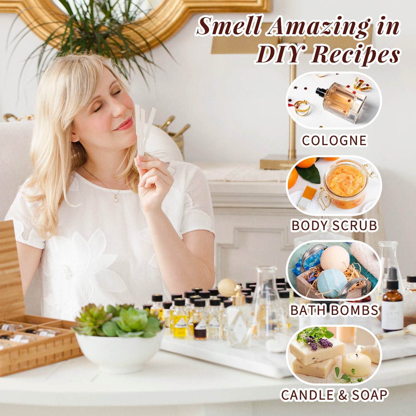 Hiqili Gold Coast 6Pc Fragrance Oils Gift Set For Diffusers