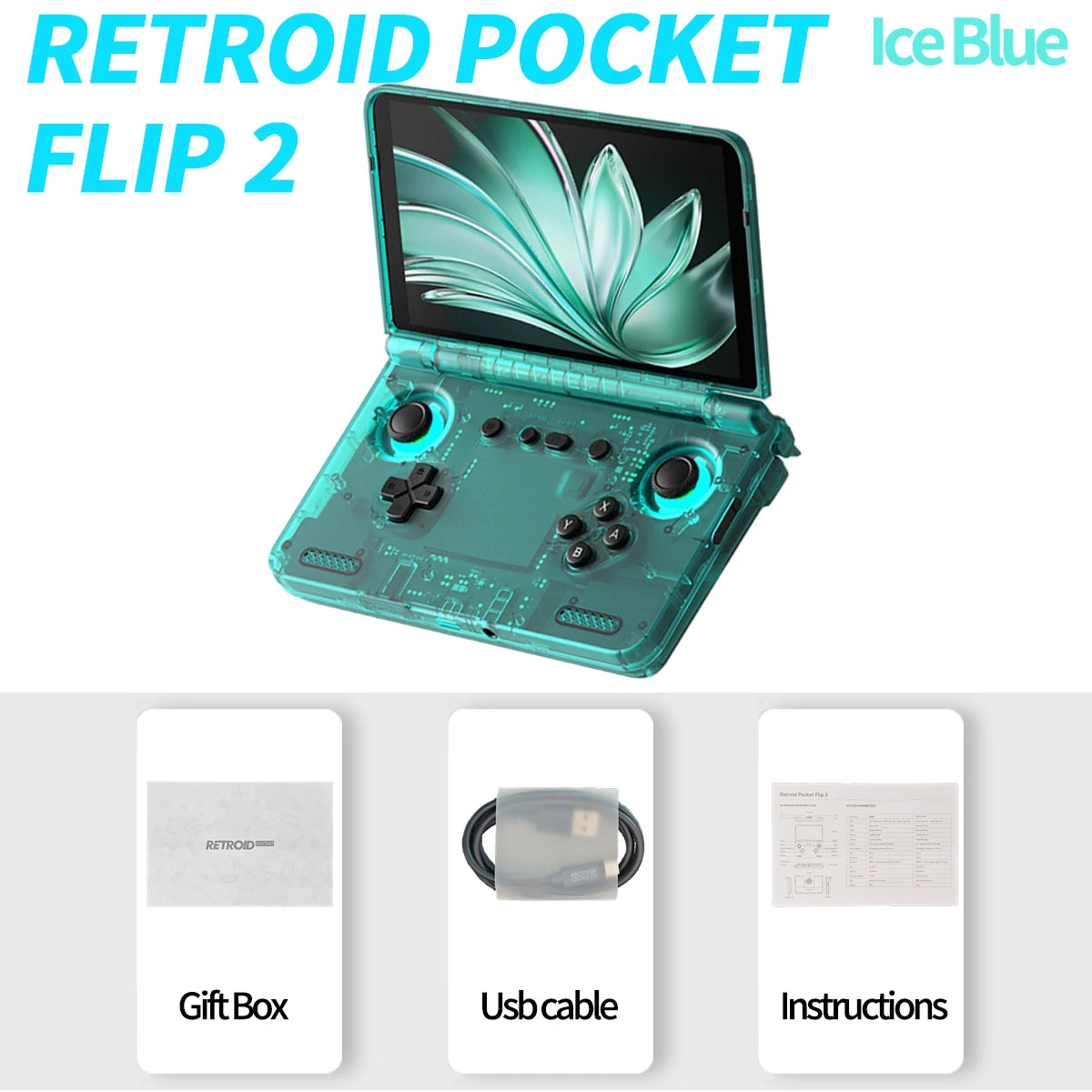 Retroid Pocket Flip2 Android13 Five Point Five Inch AMOLED