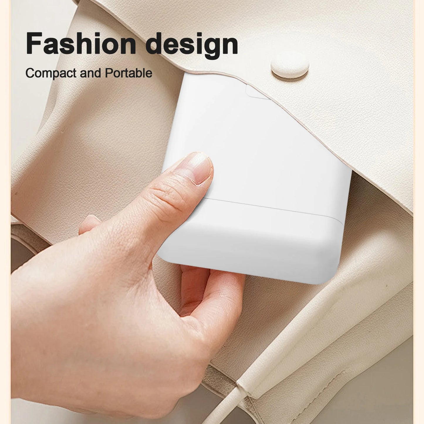Label Maker Machine with Tape Portable Printer Mini Thermal Printers Self-adhesive Sticker for School Home Office Organization