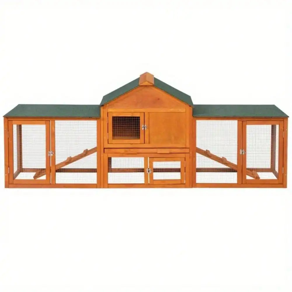 Rabbit Hutch Indoor Bunny Cage Small Animal Pet House Run Outdoor