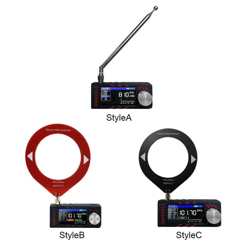 ATS MINI PRO 1.9 Inch SI4732 Pocket Mini Radio 0.5-108mhz LSB USB AM FM Radios HF SW MW VHF All Band Radio Receiver With Antenna
