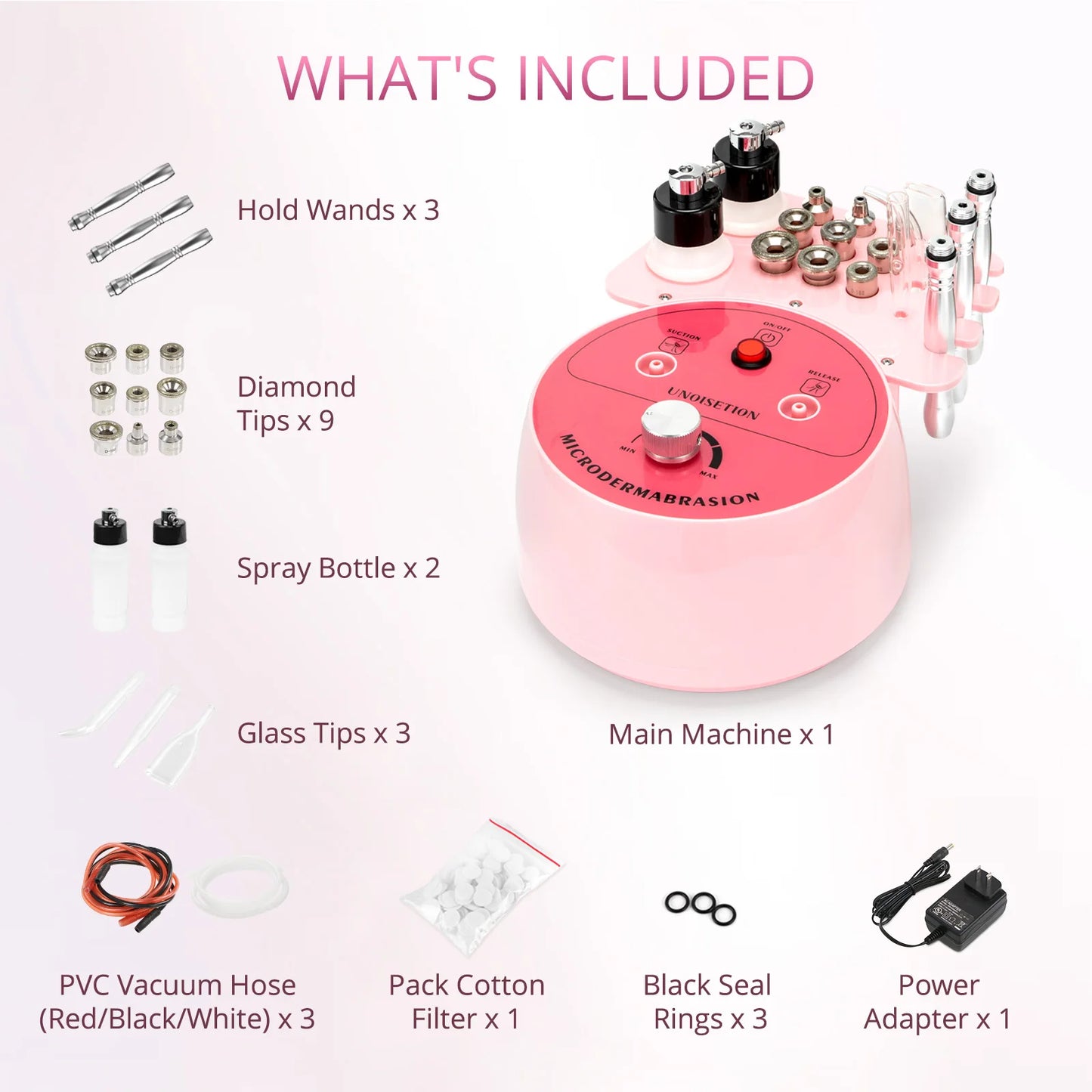 Diamond Facial Peeling Machine Home Use Professional Microdermabrasion Nano Water Spray Exfoliation Beauty Machine