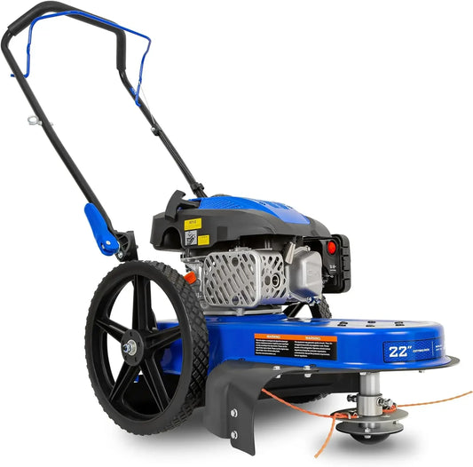 Walk Behind String Trimmer 170cc 4 Cycle Hog Mower 22 Inch