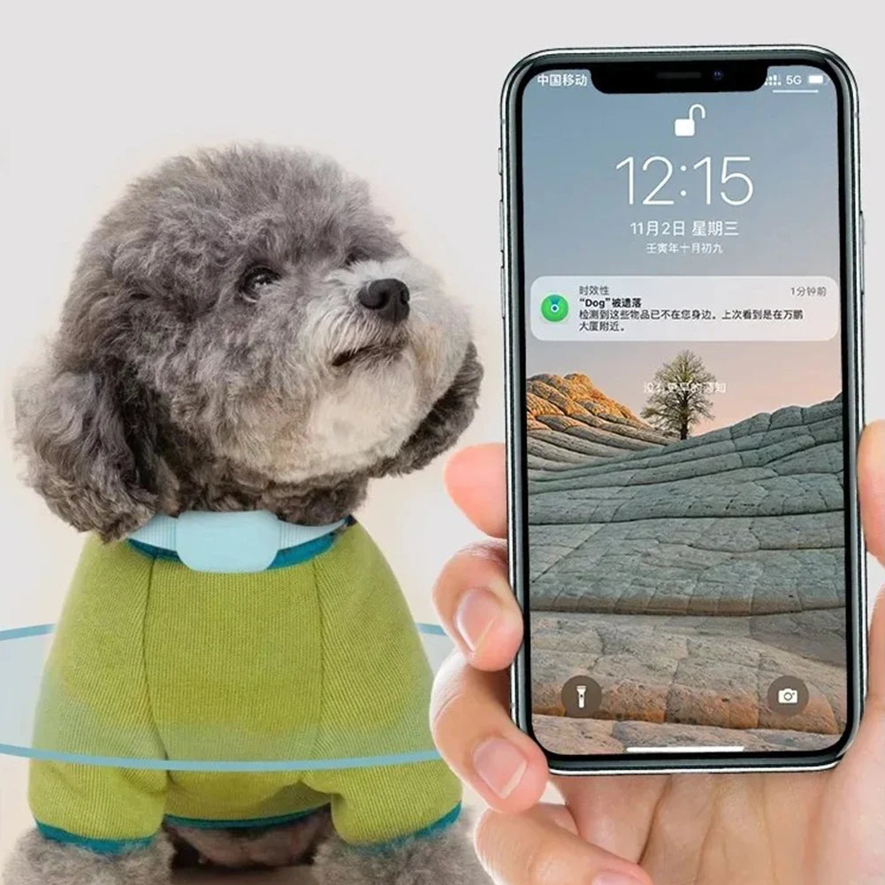 Pet GPS Tracker with Adjustable Collar Dog Tracker Smart Pet Locator for Cats and Dogs