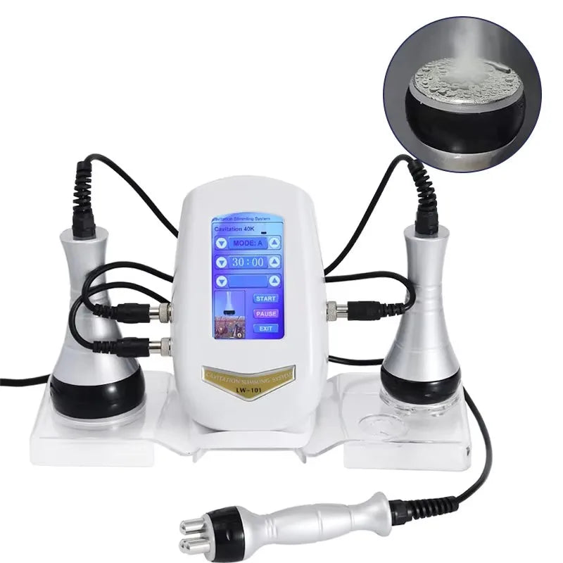 3 In 1  Cavitation Machine Body Slimming Massager  Multi-Functional Device Face Body Tightening Lifting homeuse Skincare Tool
