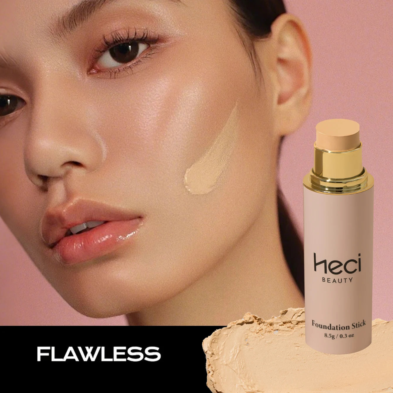 Foundation Stick, Photo Ready Face Makeup for All Skin Types, Longwear Full Coverage with Creamy Finish, Lightweight Formula