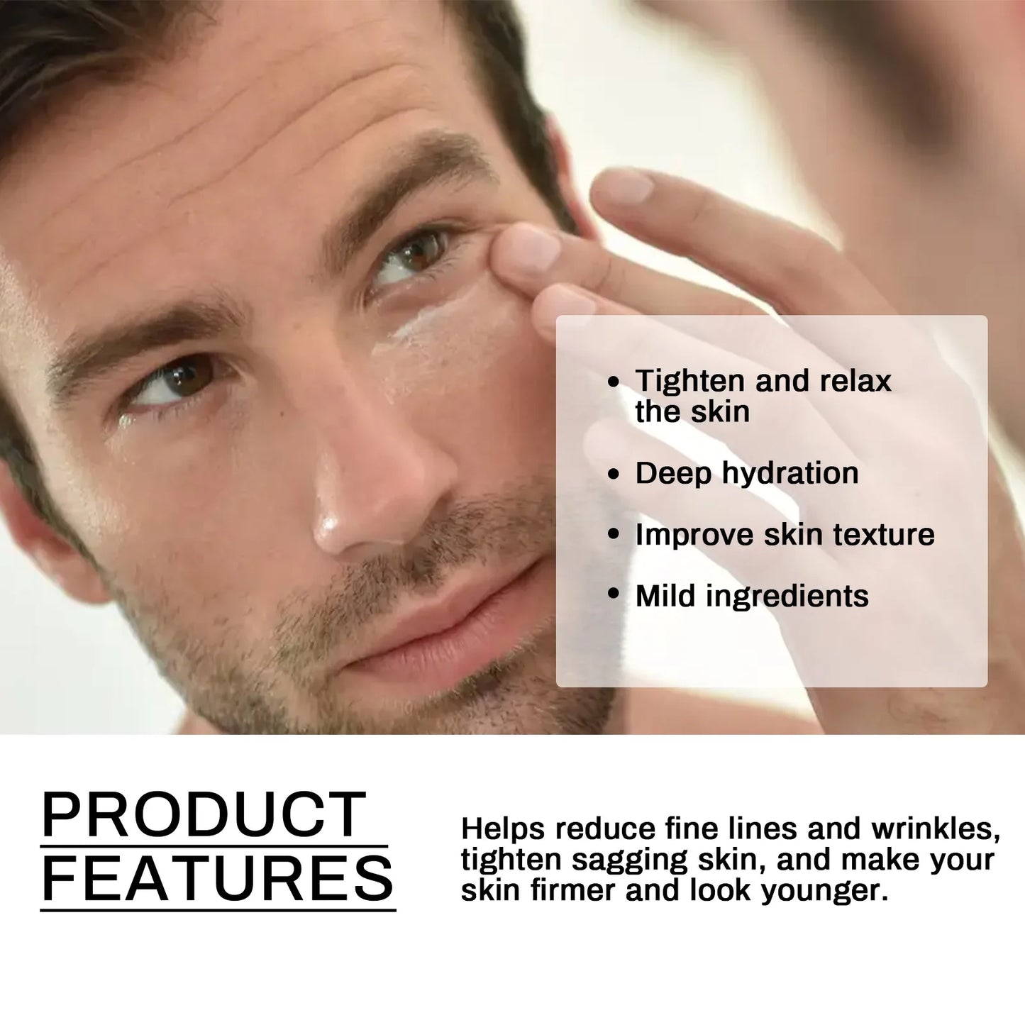 Wrinkle Defense Tallow Balm Fading Fine Lines On The Face, Anti Wrinkle Moisturizing Firming Revitalizing Skin Cream 1.76 oz