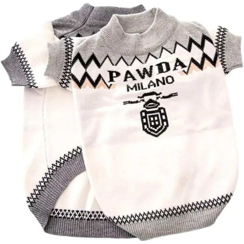 Designer Dog Clothes Sweater Shirt Outfit For Small Teacup XS Dogs Cute Fashion Collection