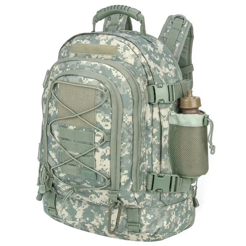 LQARMY 60L Military Tactical Backpack Army Molle Assault Rucksack Outdoor Travel Hiking Rucksacks Camping Hunting Mochila Hombre