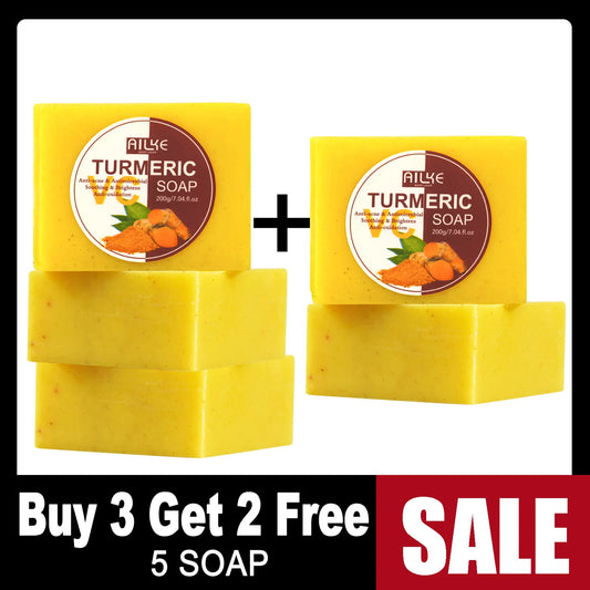 Organic Turmeric Skin Care Kit Brighten Remove Darkness Lighten Hydrate Exfoliate Even Skin Tone for Private Label