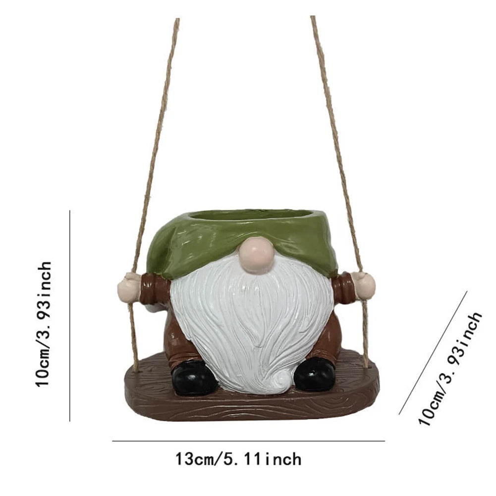 Face Head Planter Resin Smiling Face Planter Creative Wall Hanging Head Planter Multifunctional Home Garden Patio Accessories