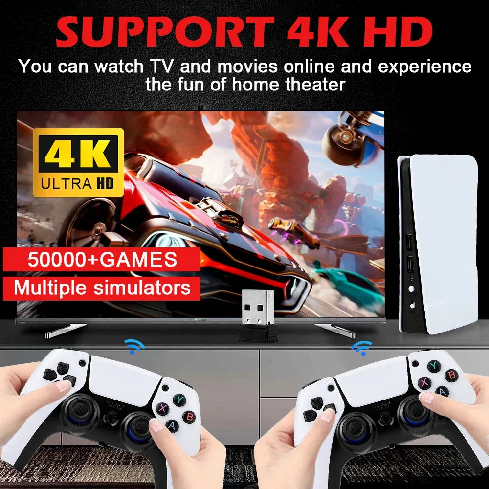 GB5 Retro Game Console 256GB 50000 Games With Two Gamepads