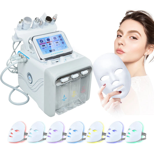 7 In 1 Bubble Pore Cleansing Facial Machine Oxygen Jet