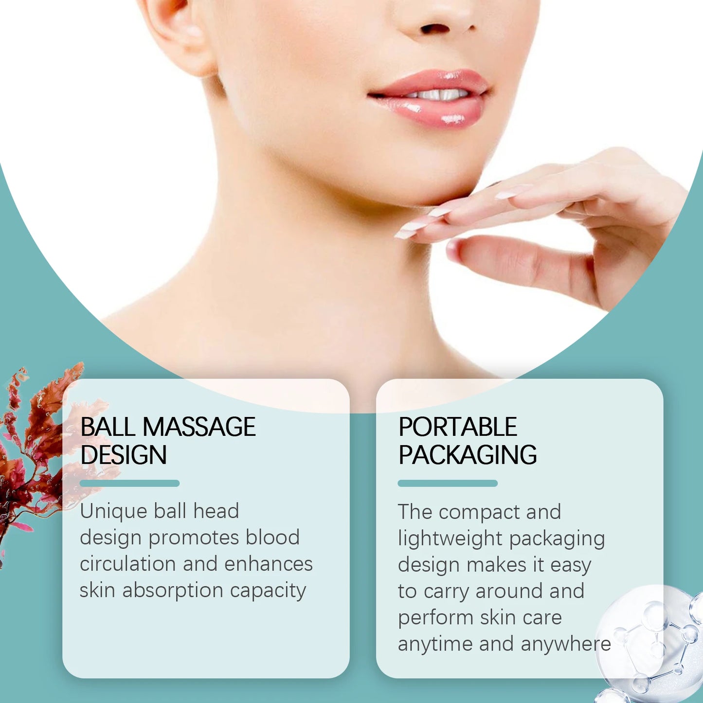 Neck care ball Reduce fine lines on the neck, brighten the skin, massage and nourish the neck, moisturize and care for the neck