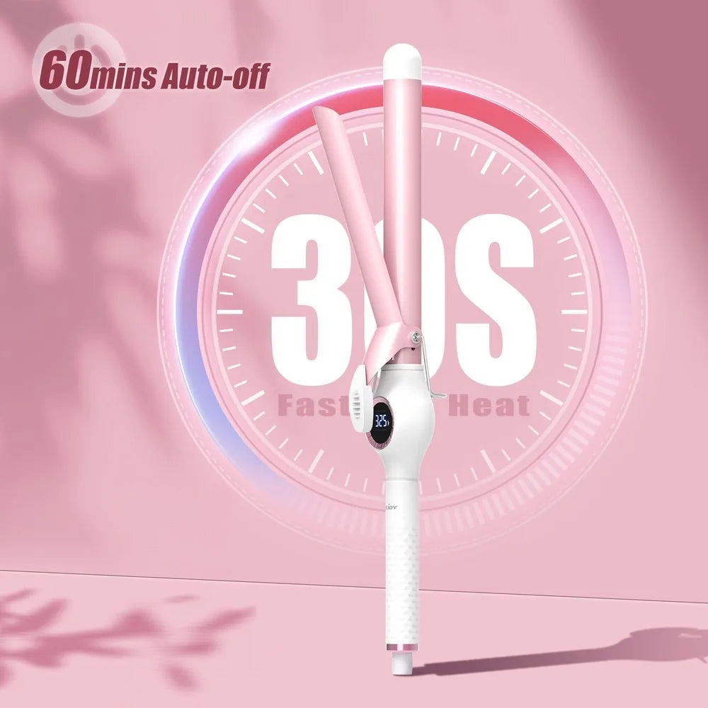 Hair Curling Iron Hair Curler Ceramic Curling Irons With Digital Temp Control US Type