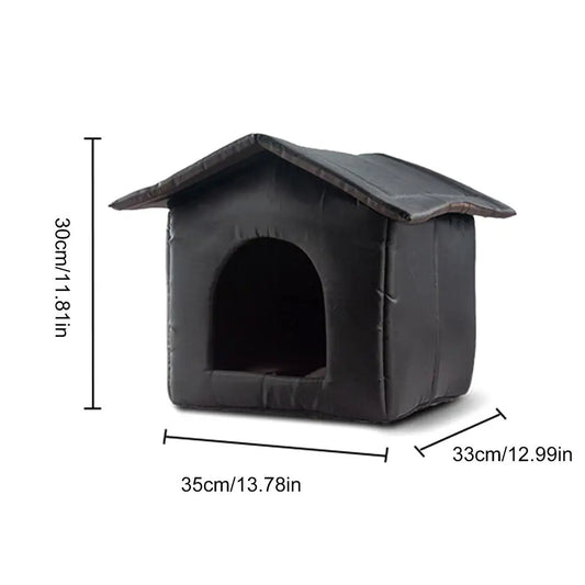 Waterproof Outdoor Pet House Thickened Cat Nest Tent Cabin Pet Bed Tent Shelter Cat Kennel Portable Travel Nest Pet Home