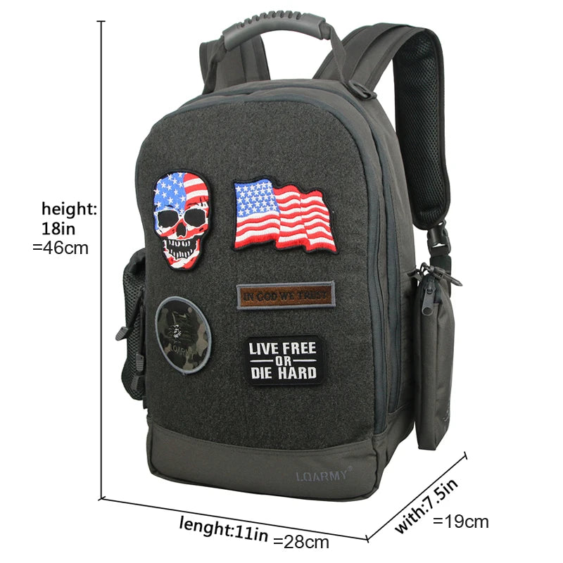 35L Outdoor Tactical Backpack Military Rucksacks Men Waterproof Multi-function Laptop Bag