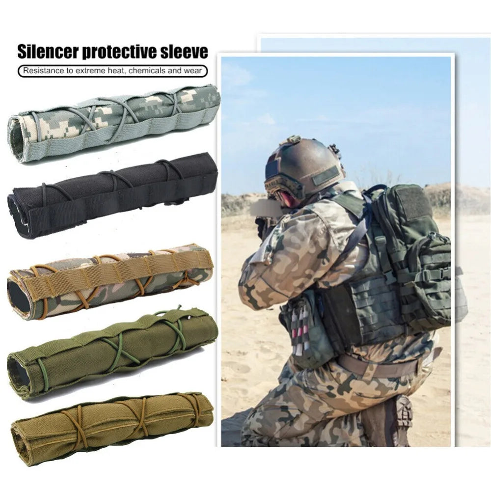Suppressor Cover Airsoft Shooting Hunting Tactical Silencer Quick Release Cover Military Live CS Tactical Equipment Accessories
