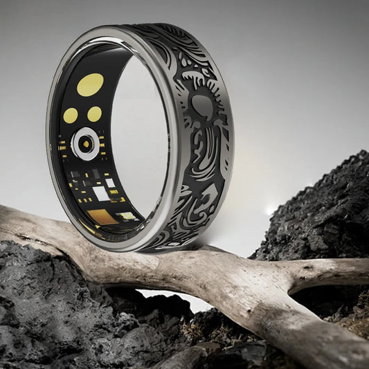 Smart Ring - Fitness Tracker with Sleep Monitor Pedometer 20+ Exercise Modes Waterproof
