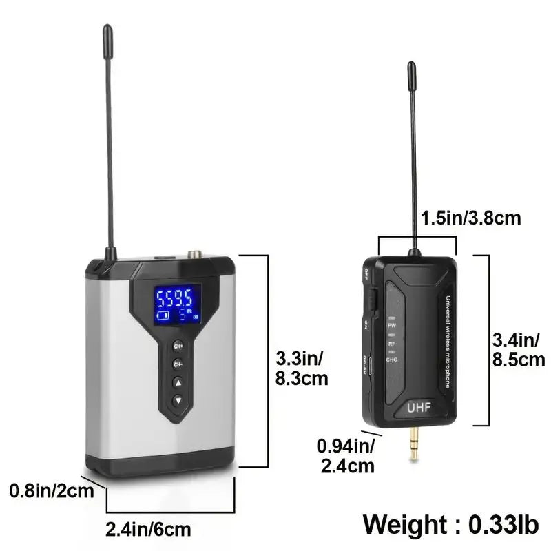 TFFRDN Q7 Wireless Lavalier Microphone System With Receiver
