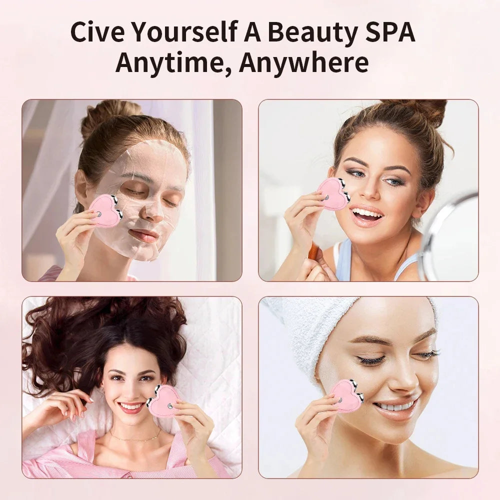Microcurrent Face Lifting Massager Roller Tightening Rejuvenation Beauty Anti-Wrinkle Delicate Contour Lifting Firming Skin Care