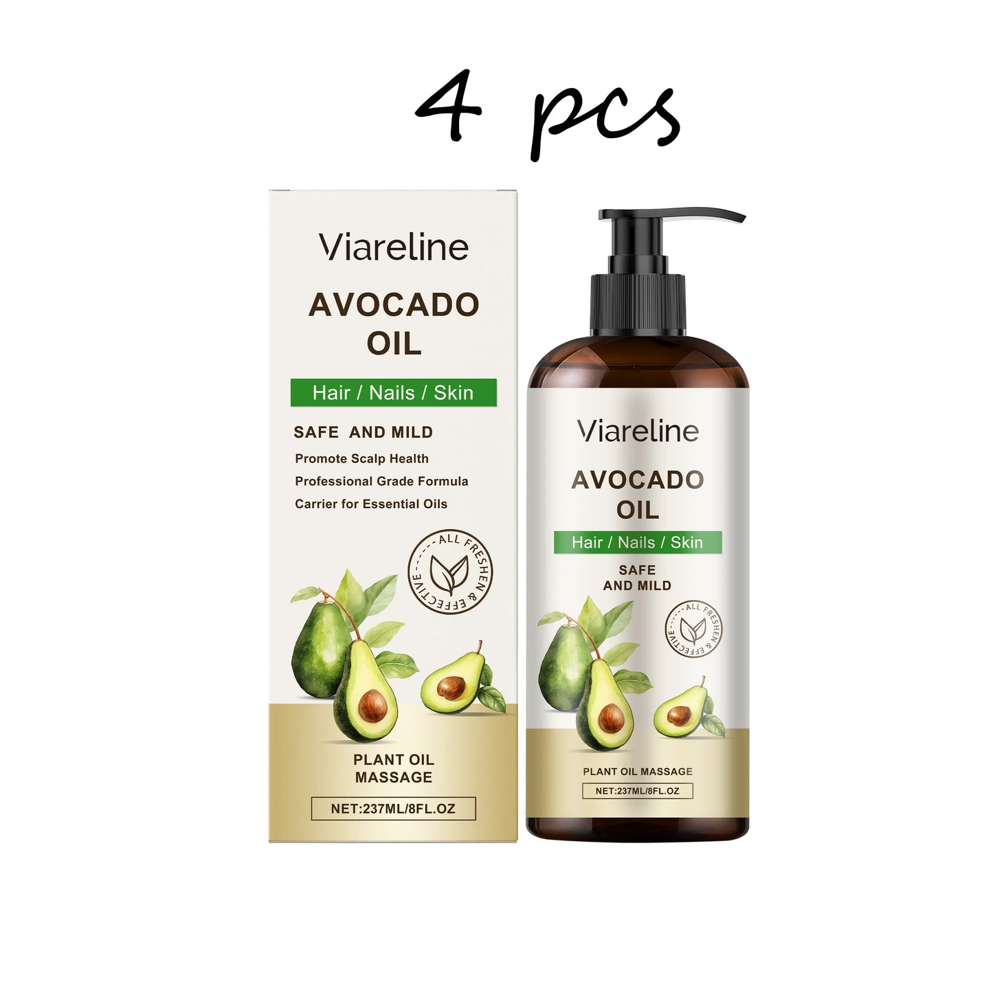 Avocado Body Care Oil Daily Nourishing Hair Skin Moisturize Promote Scalp Health Reduce Skin Dryness Multi Function Essence Oil