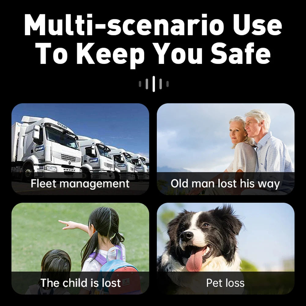 Smart Finder Locator Mini GPS Tracker Magnetic Real-Time Locator for Pets Vehicles Kids Bags Wallets