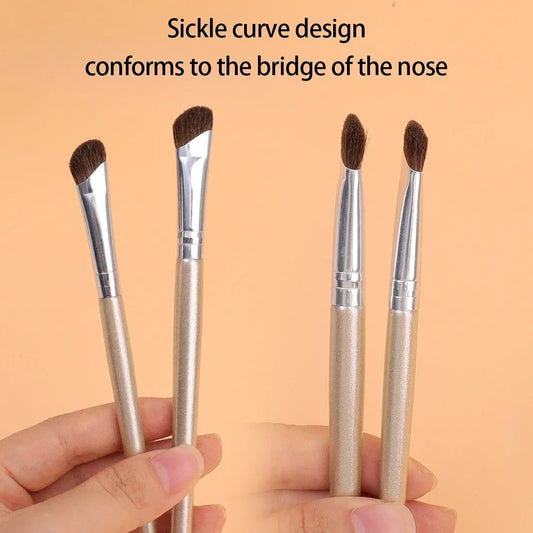 Flat Angled Nose Shadow Makeup Brushes Professional Soft Eyeshadow Nose Contouring Brushes Professional Beauty Cosmetics Tools