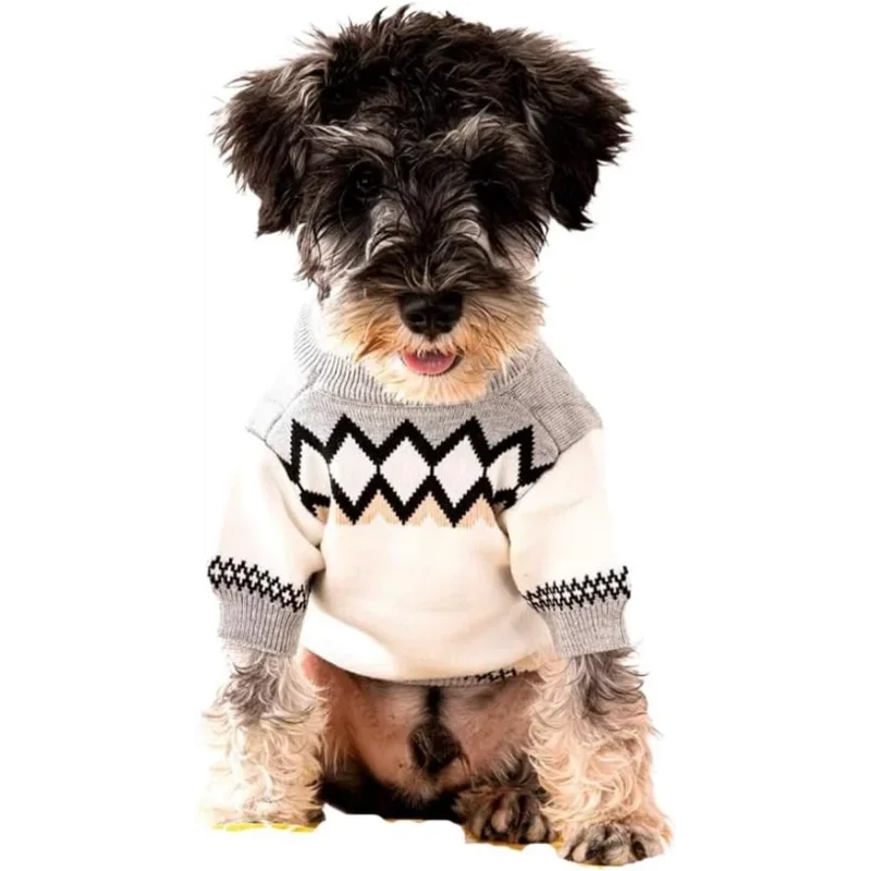 Designer Dog Clothes Sweater Shirt Outfit For Small Teacup XS Dogs Cute Fashion Collection