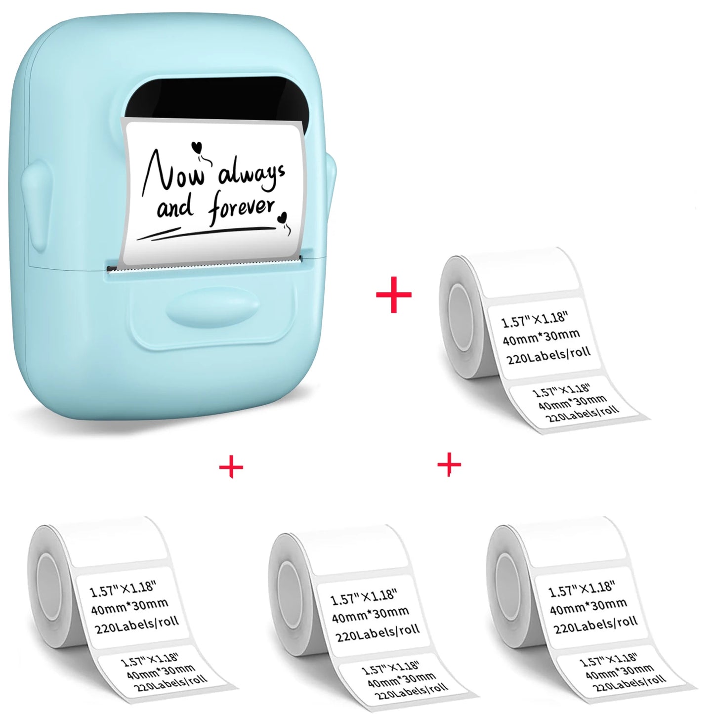 Marklife P50 Label Maker Machine Portable Barcode Label Printer, Bluetooth Label Stickers Machine for Clothing, Jewelry, Retail