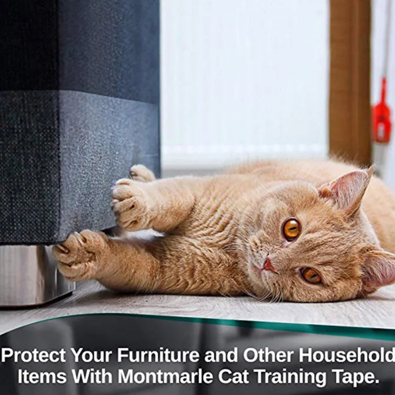 Anti Cat Scratch Furniture Protectors from Cats Couch Corner Protector Sofa Anti Scratching Sticky Tape Sticky Paws Cat Safe
