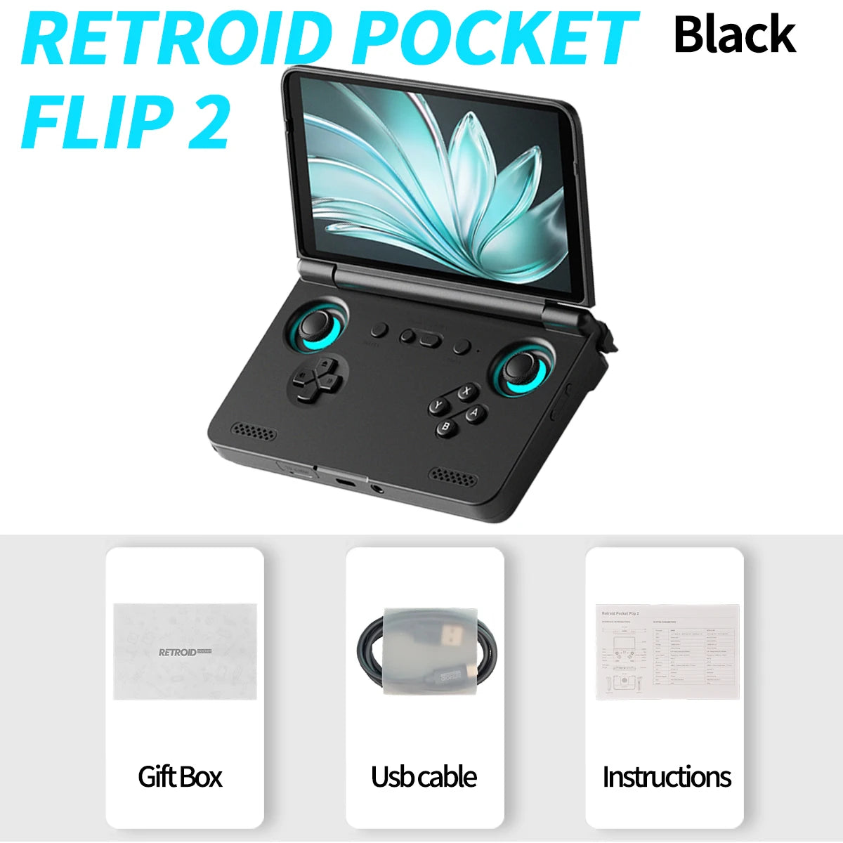 Retroid Pocket Flip2 Android13 Five Point Five Inch AMOLED