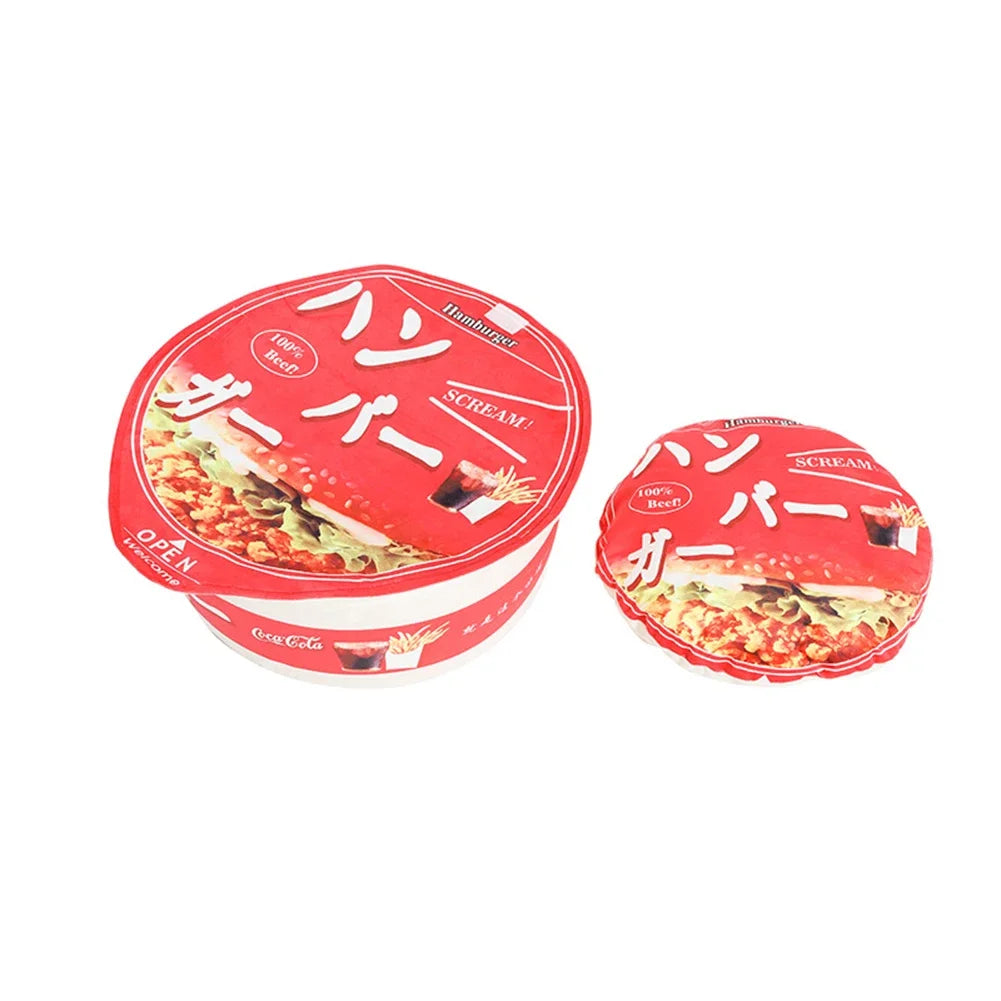 Instant Cup Noodles Dog CAT Pets Sleeping Comfort Cat Soft Bed Kennel House Portable Indoor Ramen Winter Warm Kitten Puppy Nest