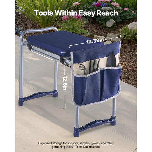 SucceBuy Garden Kneeler And Seat Folding With Tool Bag