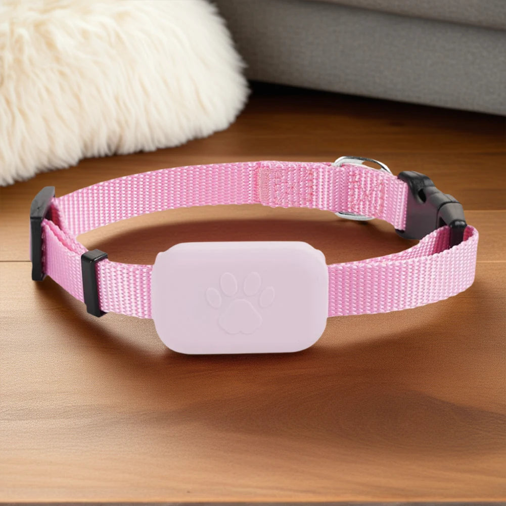 Pet GPS Tracker with Adjustable Collar Dog Tracker Smart Pet Locator for Cats and Dogs