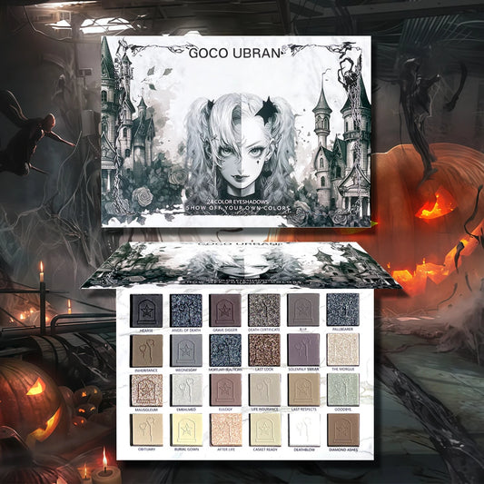 Dark Elf 24 Color Eyeshadow Palette Vampire Inspired Matte