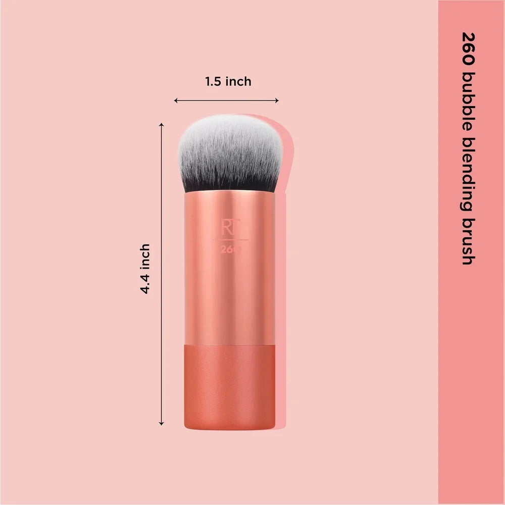 Bubble Blending Makeup Brush Multipurpose Face Brush Liquid Cream Powder UltraPlush Dense Bristles Custom-Cut Bubble Head Long