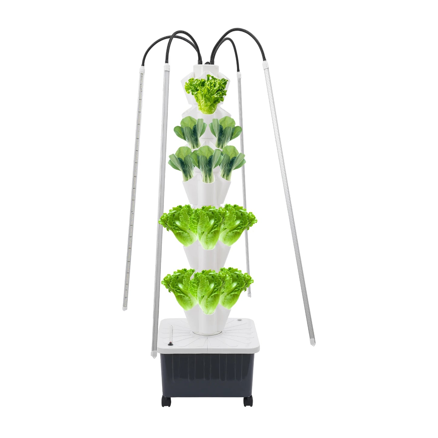 Indoor Hydroponic Vertical Garden Kit With Grow Lights