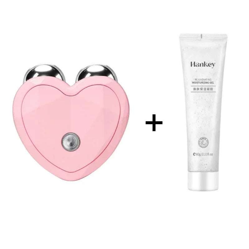 Microcurrent Face Lifting Massager Roller Tightening Rejuvenation Beauty Anti-Wrinkle Delicate Contour Lifting Firming Skin Care