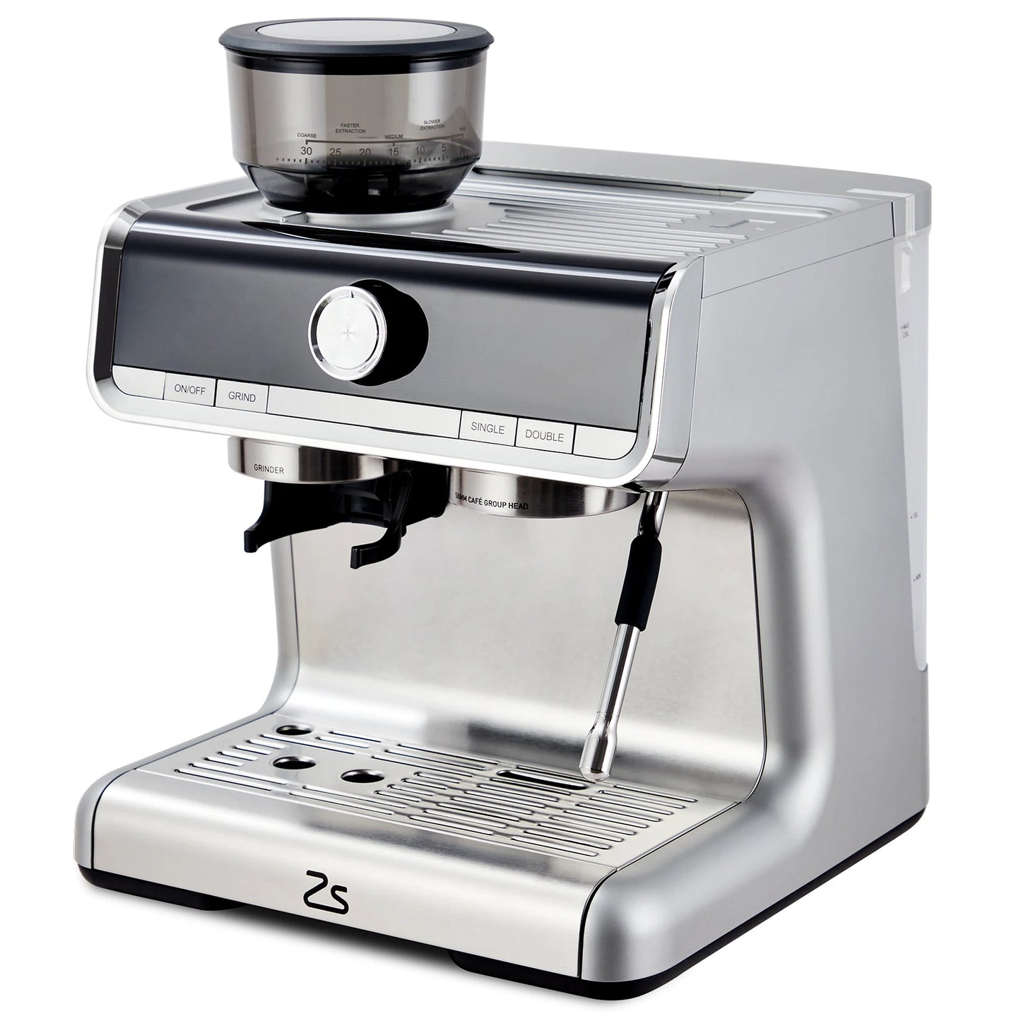 Espresso Machine With Grinder 20 Bar Steam Frother 1450W