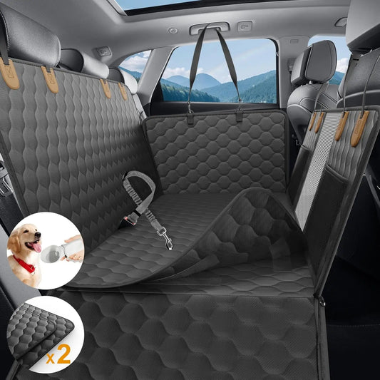 Waterproof Pet Travel Accessories Foldable Dog Car Seat Safety Hammock Rear Back Seat Protector
