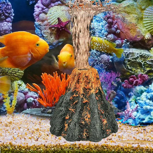 Volcanic Stone Aquarium Decor Landscape Volcano Ornament