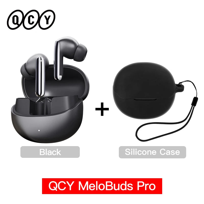 QCY MeloBuds Pro ANC Wireless Bluetooth Earphones 46dB Hybrid ANC Hi-Res LDAC Bluetooth 5.3 Earbuds 6 Mic 34H Playtime