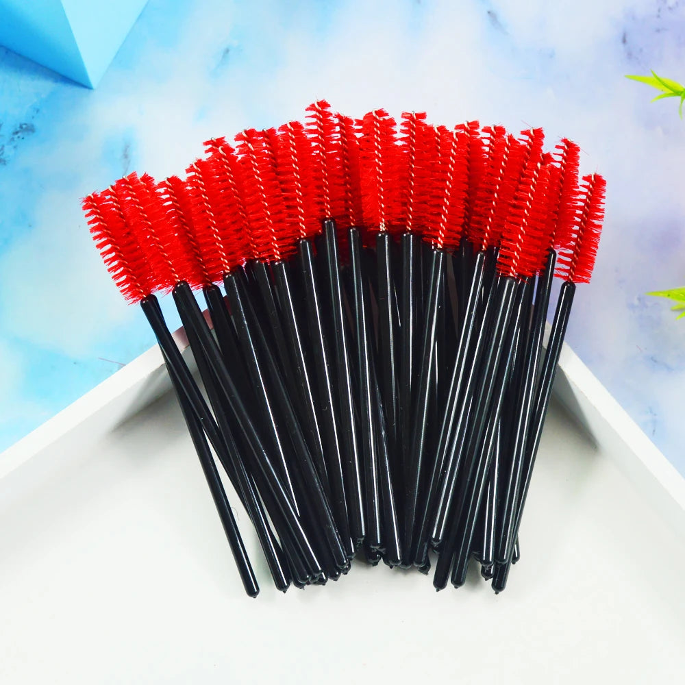 Brushes Eyelashes ExtensionsSupplies Makeup Brush Disposable Mascara Wands Applicator Lash Scrub