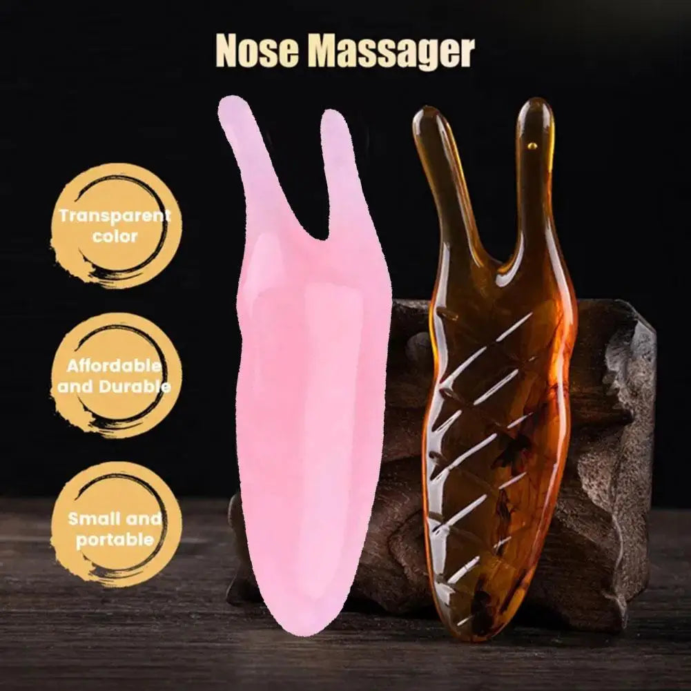 Natural Resin Gua Sha Gouache Scraper Massager for Face Eye Facial Nose Lifting Skin Care Beauty SPA Care Tools