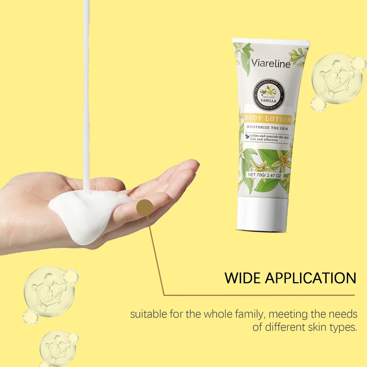 Oceaura Vanilla Women Perfume Skin Care Set Refreshing Moisturizing Improve Skin Elasticity Reduce Roughness Deep Cleaning Set