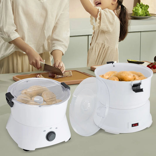85W Electric Potato Peeler One Button Drive Spinner
