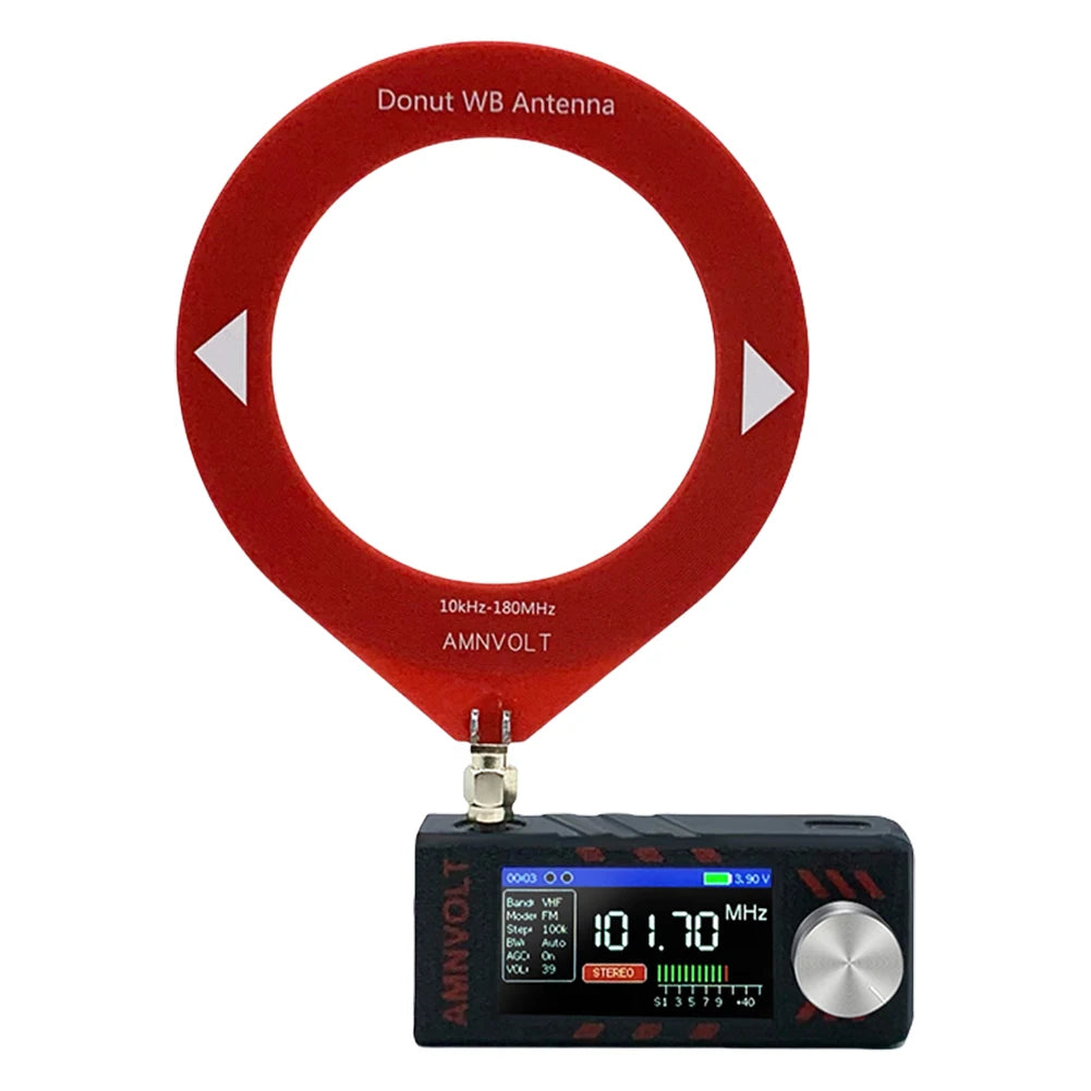 ATS MINI PRO 1.9 Inch SI4732 Pocket Mini Radio 0.5-108mhz LSB USB AM FM Radios HF SW MW VHF All Band Radio Receiver With Antenna